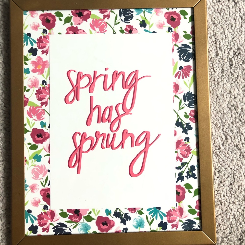 spring has sprung sign
